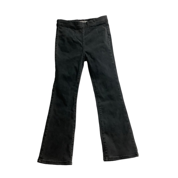 Free People Jeans Bootcut Flare Black Size 25 - Picture 1 of 8